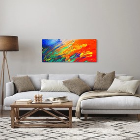 Obraz - Farebná abstrakcia (120x50 cm)