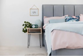 Mentolovomodrá kameninová váza Kähler Design Hammershoi, výška 25 cm