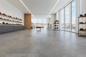 Beauflor, PVC podlaha - lino Blacktex Preston 090L, na mieru, šíře 2m,4m, šedá, filc, chodba / predsieň