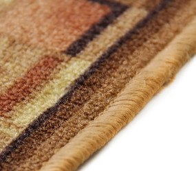 Associated Weavers, Protišmykový behúň na mieru Bombay 33, šíre 100 cm, hnedá, chodba / predsieň