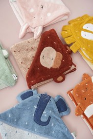 Detská osuška s kapucňou Mrs. Rabbit - 75 x 75 cm