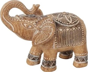 Dekoračná soška (2 druhy) Slon 15x14 cm%