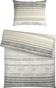 XXXLutz POSTEĽNÁ BIELIZEŇ, flanel, taupe, 140/200 cm Esposa - Obliečky & plachty - 005031038001