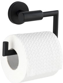 Matne čierny samodržiaci držiak na toaletný papier z nehrdzavejúcej ocele Bosio – Wenko