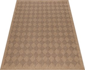 Ayyildiz, Behúň Dhaka 8713 Black, 80x250, hnedá, chodba / predsieň