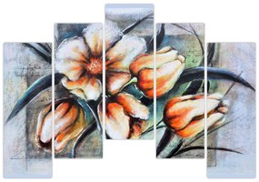 Obraz kvetov vo váze