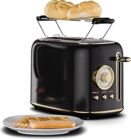 Klarstein Victoria hriankovač | 2-štrbinový | 800 W | 7 stupňov opekania | držiak na žemle