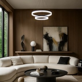 Závesné LED svietidlo Gala, 2x LED 54w, 4000k, s