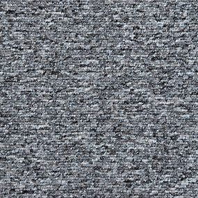 Timzo, Koberec metráž Mammut 8027 šedý, na mieru, šíře 4m, šedá, ab (mriežka), chodba / predsieň