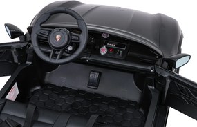 Ramiz Porsche Taycan Turbo S vozidlo Čierna