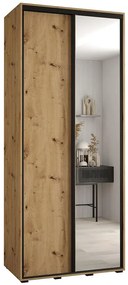 Skriňa 45 Canaris 3 110 artisan/čierna