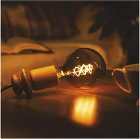 LED žiarovka DECO dymová G125 teplá biela