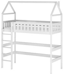 Posteľ Domček Otylia 90x200 biela