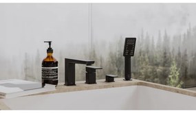 OMNIRES PM7432BL - Vaňová batéria 4-otvorová PARMA matná čierna