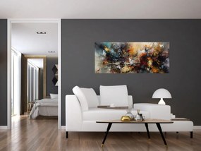 Obraz - Abstraktná grafika (120x50 cm)