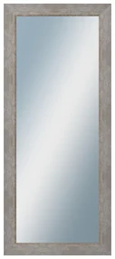 DANTIK - Zrkadlo v rámu, rozmer s rámom 60x140 cm z lišty TOMAS biela veľká (3032)