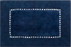 ELEGANTNÝ KÚPEĽŇOVÝ KOBERČEK 60X90 CM MODRÁ NAVY
