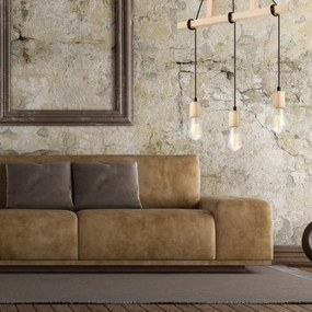 Luster na lanku LEON 3xE27/60W/230V