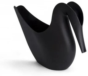 Kanvička na zalievanie Qualy Swan, čierna, 35cm