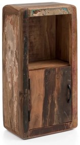 furniture-nabytek.cz - Masívna kúpeľňová nástenná skrinka Calcutta II z recyklovaného dreva, lakovaná, viacfarebná