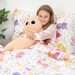 4Home Obliečky mikroflanel Playful Paws, 160 x 200 cm, 70 x 80 cm