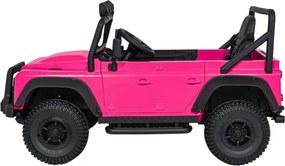 Elektrické autíčko Land Rover Defender 110 SVX ružové