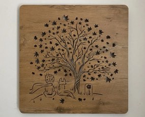 Svietiaci obraz Malý princ na batériu