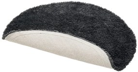 Livarno home Koberec s dlhým vlasom, 80 x 150 cm/Ø 100 cm (tmavosivá)  (100377446)