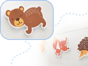 KIK Penové puzzle do kúpeľa zvieratká, 18 ks
