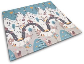 Vzdelávacia skladacia penová podložka 200 x 180 x 1 cm Nukido NK-340