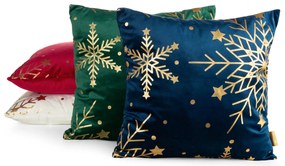 VIANOČNÁ DEKORAČNÁ OBLIEČKA NA VANKÚŠ ELEGANCE3 45X45 CM VZOROVANÁ