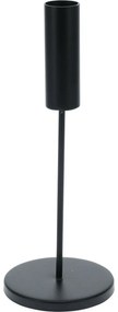 Kovový svietnik Minimalist čierna, 8 x 20,7 cm