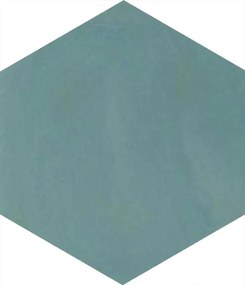 Cementová dlažba Hexa M23 - Farba: morská zelená | Articima