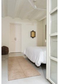 Prateľný/ručne tkaný vlnený behúň v prírodnej farbe 80x230 cm Unexpected Wool – Lorena Canals