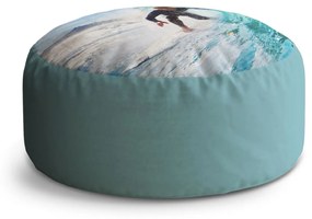 Sablio Taburet Surfista na vlne: 40x50 cm