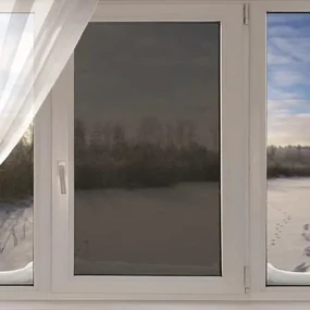 Samolepiace tapety na sklo, 65% prostislnečná ochrana, 83% priehľadnosť, rozmer 75cm x 1,5m, Gekkofix 53443