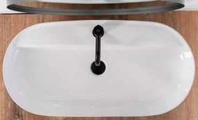 Rea Aura, umývadlo na dosku 81x41 cm, biela, REA-U2541