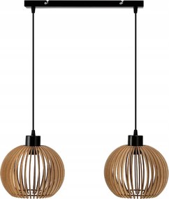 LED stropná závesná lampa s nastaviteľnou atmosférou 2xE27 do kuchyne a obývačky