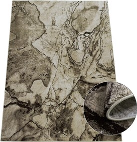 Koberec Wenus 7770 béžový – obdĺžnikový s abstraktným vzorom Rozmer: 80x150 cm