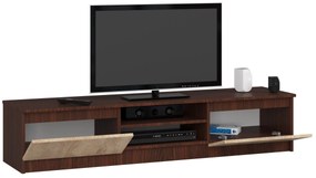 TV stolík Katalina (wenge + dub sonoma). Vlastná spoľahlivá doprava až k Vám domov. 1069381