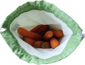 Wrap - up Funkčné vrecko MRKVÁČEK, vrecko na zeleninu (1kg), aby zostala čerstvá - mix farieb Farba: šedá
