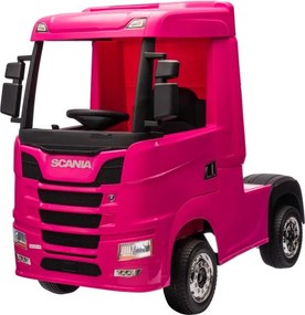 LEAN CARS Elektrické auto na batérie Scania 500R HL698 ružové 4x4