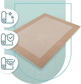 Koberec Agnella Darei tmavobéžový