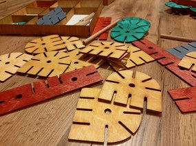 Stavebnica Creative design kit - farebná