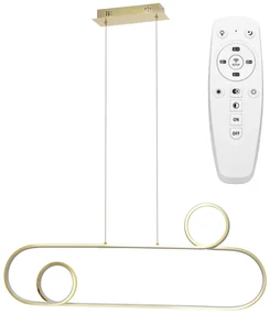 Toolight - LED závesné svietidlo APP809-CP GOLD, zlatá, OSW-09850