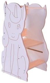 Učiaca veža UNICORN biela/javor