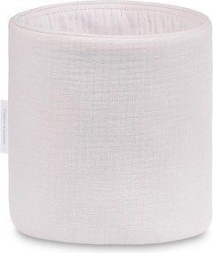 Mušelínový úložný košík svetlo fialová