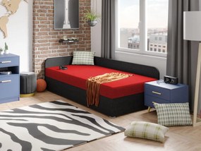 Jednolôžková posteľ Draban, Strana: ľavá, Farby: Lux 23 + Lux 14