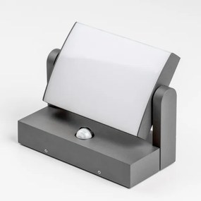 Redo 90587 - LED vonkajšie svietidlo so senzorom FLIP LED/20W/230V 3000K IP54 antracit