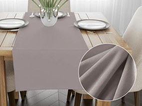 Biante Zamatový behúň na stôl Velvet Prémium SVP-015 Latte 35x180 cm